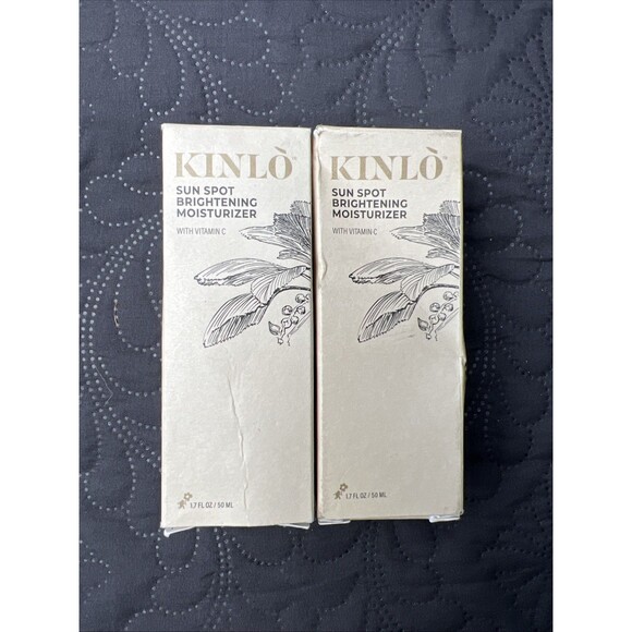 Kinlo Sun Spot Brightening Moisturizer w/ Vitamin C - 1.7 fl oz/50 ml - NIB 2pc - Picture 1 of 7